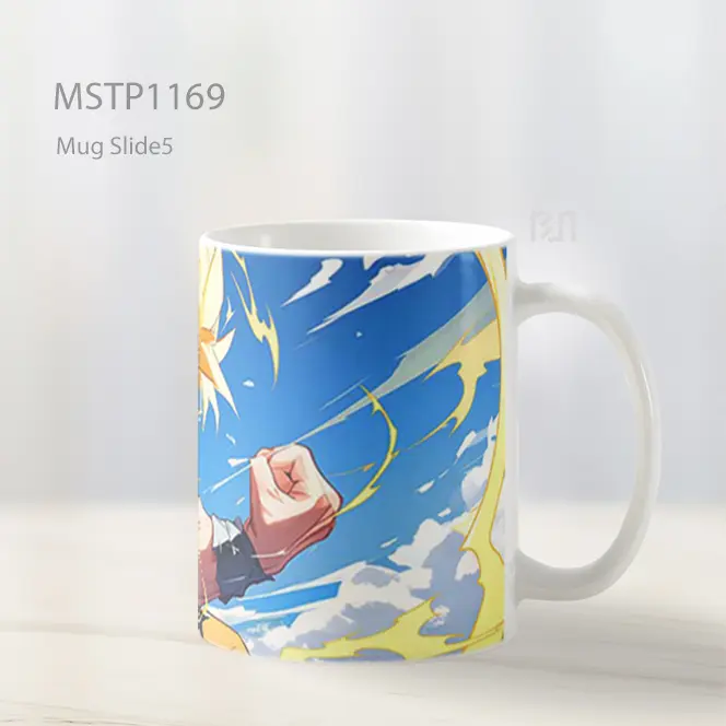 Goku Super Saiyan Power Mug MSTP1169 - All-side / Desain
