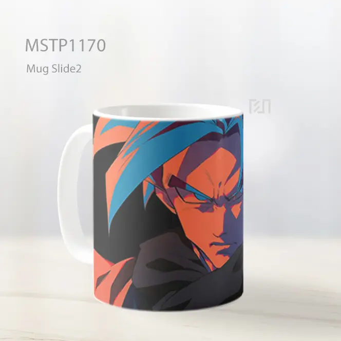 Goku Tatapan Intens Wallpaper Mug MSTP1170 - All-side / Desain