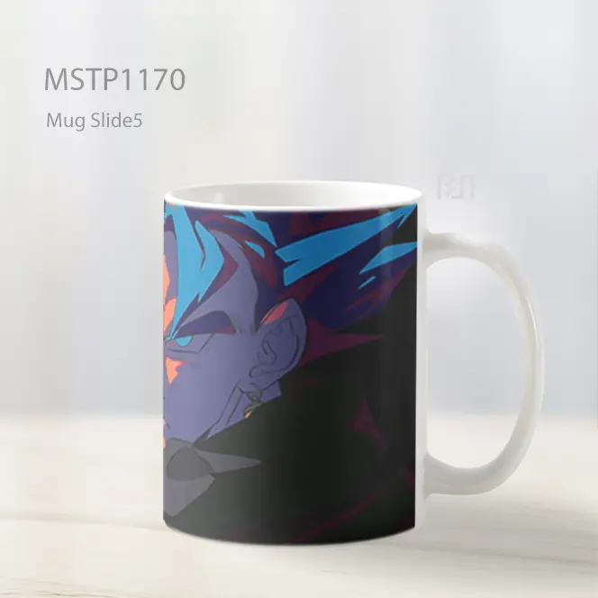 Goku Tatapan Intens Wallpaper Mug MSTP1170 - All-side / Desain