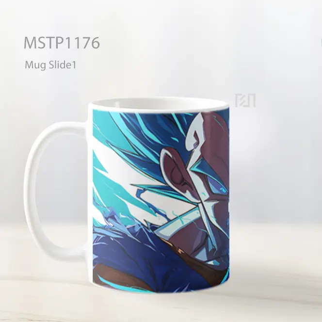 Goku Vegeta Wajah Terpisah Dragon Ball Mug MSTP1176 - All-side / Desain