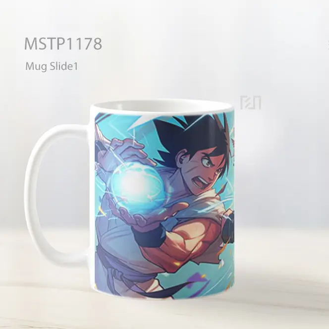Goku Vs Naruto Dragon Ball Dan Naruto Mug MSTP1178 - All-side / Desain