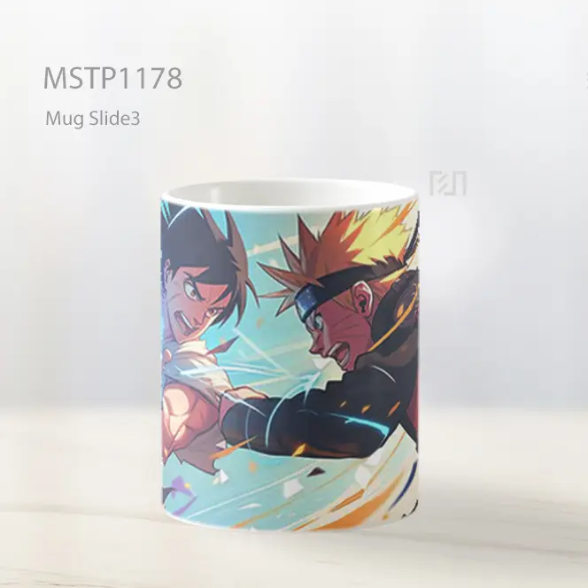 Goku Vs Naruto Dragon Ball Dan Naruto Mug MSTP1178 - All-side / Desain