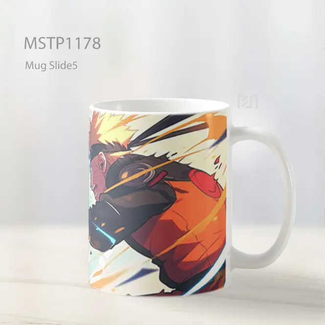 Goku Vs Naruto Dragon Ball Dan Naruto Mug MSTP1178 - All-side / Desain