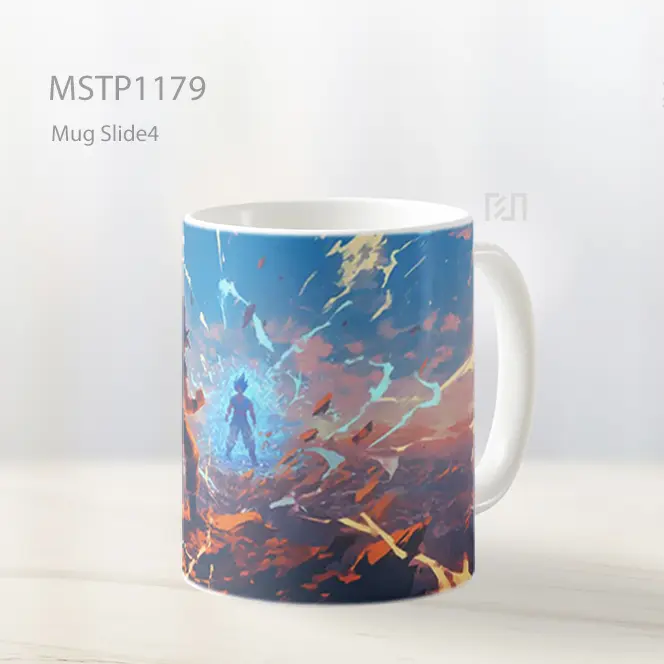 Goku Vs Vegeta Dbz Pertarungan Epik Mug MSTP1179