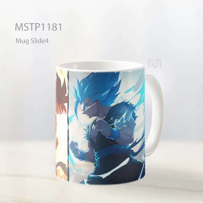 Goku Vs Vegeta Super Saiyan Power Mug MSTP1181