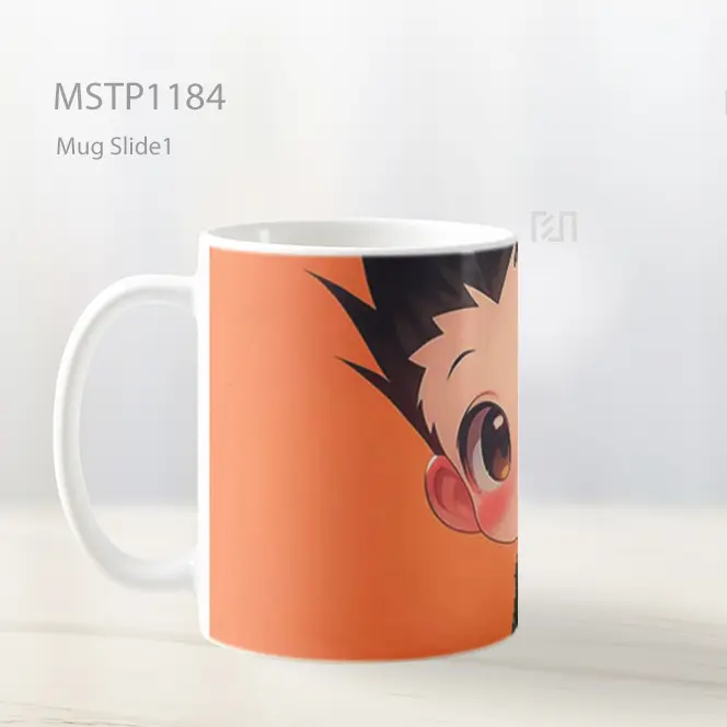 Gon Dengan Ransel Chibi Mug MSTP1184 - All-side / Desain