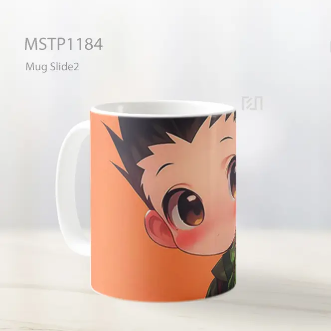 Gon Dengan Ransel Chibi Mug MSTP1184 - All-side / Desain