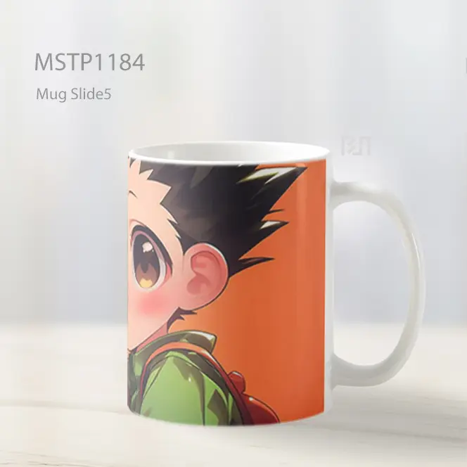 Gon Dengan Ransel Chibi Mug MSTP1184 - All-side / Desain