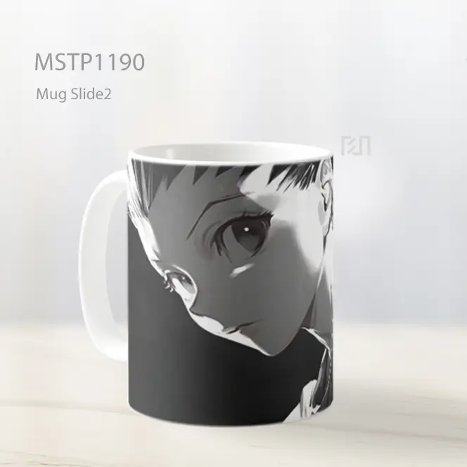 Gon Freecss Hunter X Hunter Hitam Mug MSTP1190 - All-side / Desain