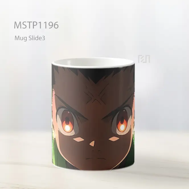Gon Freecss Serius Hijau Mug MSTP1196 - All-side / Desain