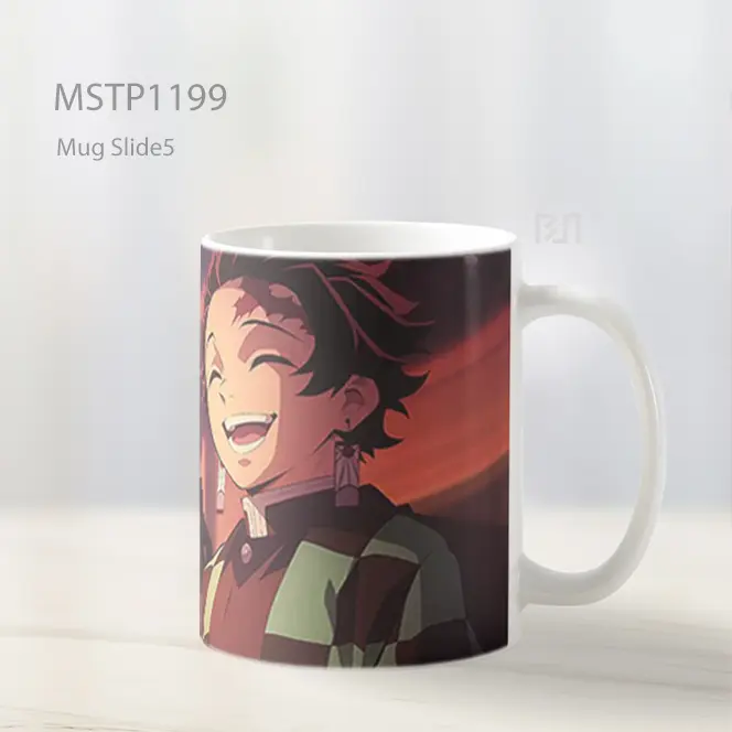 Grup Demon Slayer Ceria Mug MSTP1199 - All-side / Desain
