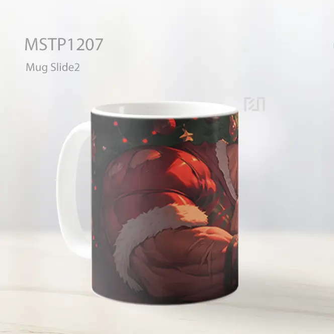 Guts Tidur Di Hadiah Natal Mug MSTP1207 - All-side / Desain