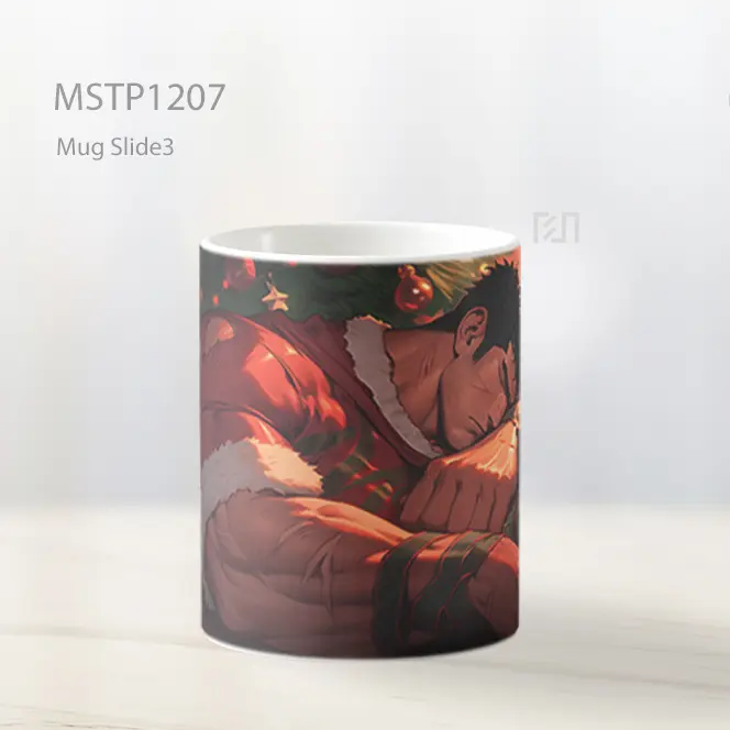 Guts Tidur Di Hadiah Natal Mug MSTP1207 - All-side / Desain