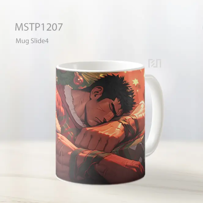 Guts Tidur Di Hadiah Natal Mug MSTP1207