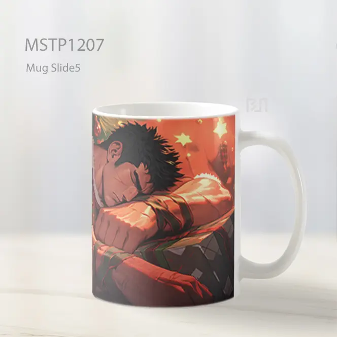 Guts Tidur Di Hadiah Natal Mug MSTP1207 - All-side / Desain