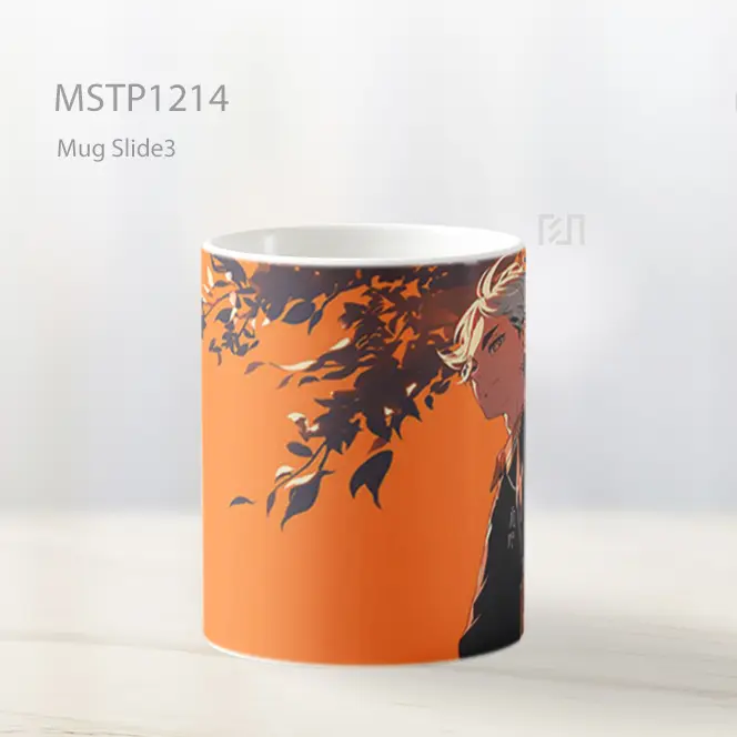 Haikyuu Kougi Sugawara Oranye Mug MSTP1214 - All-side / Desain