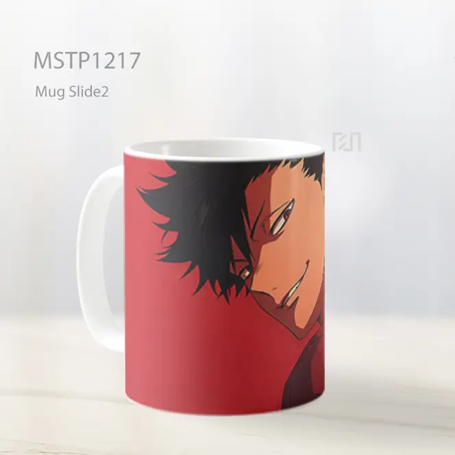 Haikyuu Tetsurou Kuroo Merah Mug MSTP1217 - All-side / Desain