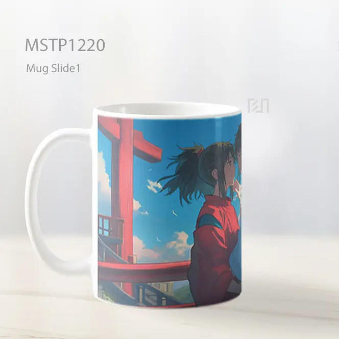 Haku And Chihiro Spirited Away Cantik Mug MSTP1220 - All-side / Desain