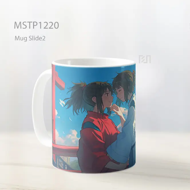 Haku And Chihiro Spirited Away Cantik Mug MSTP1220 - All-side / Desain