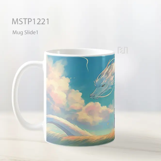 Haku And Chihiro Spirited Away Ghibli Mug MSTP1221 - All-side / Desain