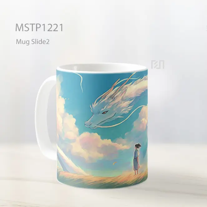 Haku And Chihiro Spirited Away Ghibli Mug MSTP1221 - All-side / Desain