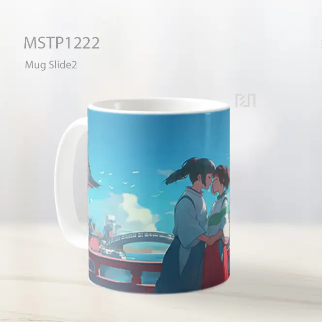 Haku And Chihiro Spirited Away Mug MSTP1222 - All-side / Desain