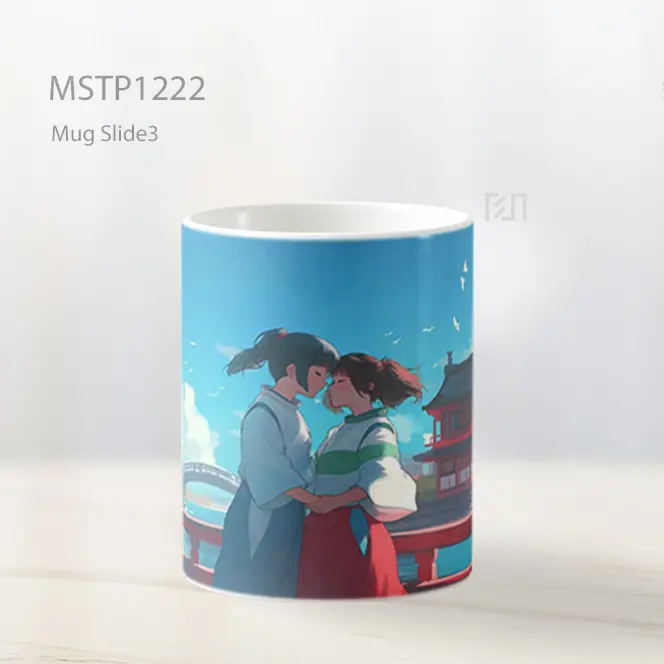 Haku And Chihiro Spirited Away Mug MSTP1222 - All-side / Desain
