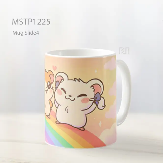 Hamtaro And Bijou Cinta Pelangi Mug MSTP1225