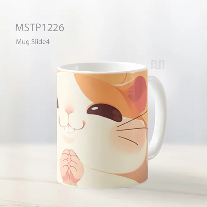 Hamtaro Lucu Hamster Chubby Pastel Lembut Mug MSTP1226