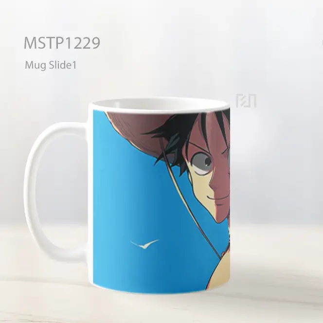 Happy Luffy Senyum Ekspresi Ceria Mug MSTP1229 - All-side / Desain