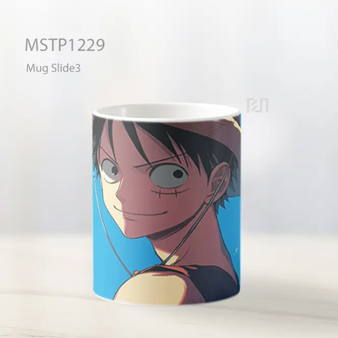 Happy Luffy Senyum Ekspresi Ceria Mug MSTP1229 - All-side / Desain