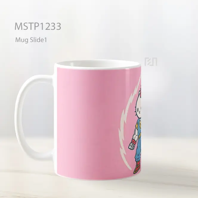 Hello Kitty Goku Super Saiyan Mug MSTP1233 - All-side / Desain
