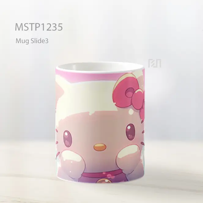 Hello Kitty Sparkling Magic Mug MSTP1235 - All-side / Desain