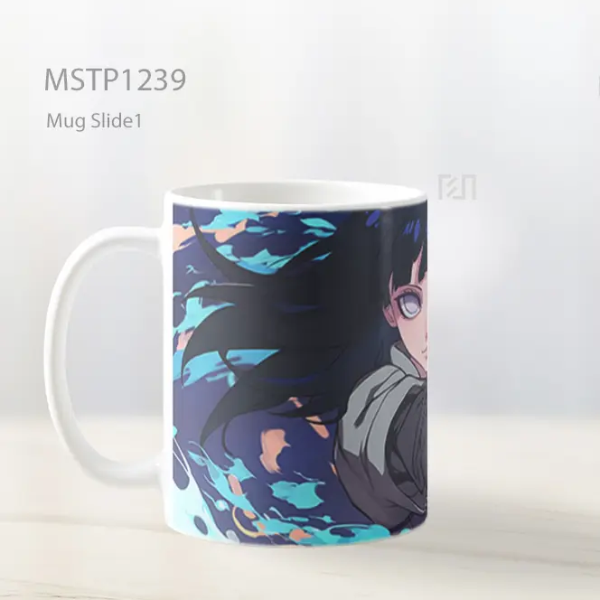 Hinata Hyuga Byakugan Energi Biru Mug MSTP1239 - All-side / Desain