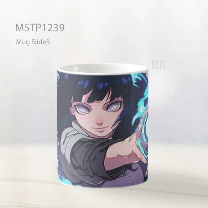 Hinata Hyuga Byakugan Energi Biru Mug MSTP1239 - All-side / Desain
