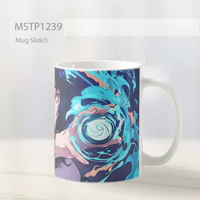Hinata Hyuga Byakugan Energi Biru Mug MSTP1239 - All-side / Desain