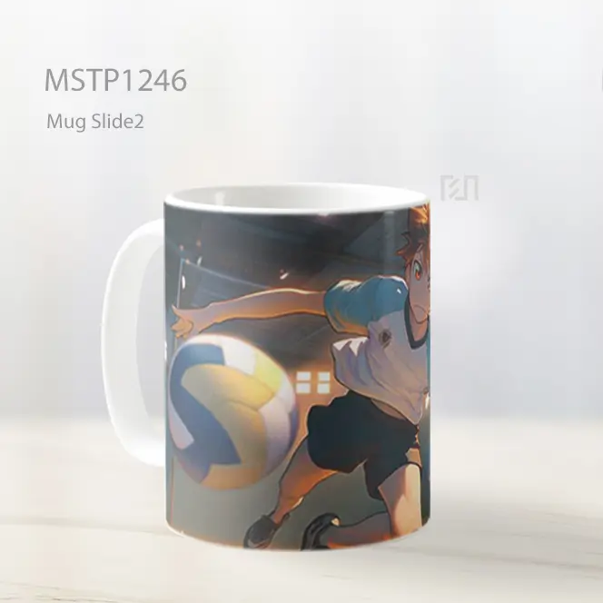 Hinata Shoyo Bermain Anime Mug MSTP1246 - All-side / Desain