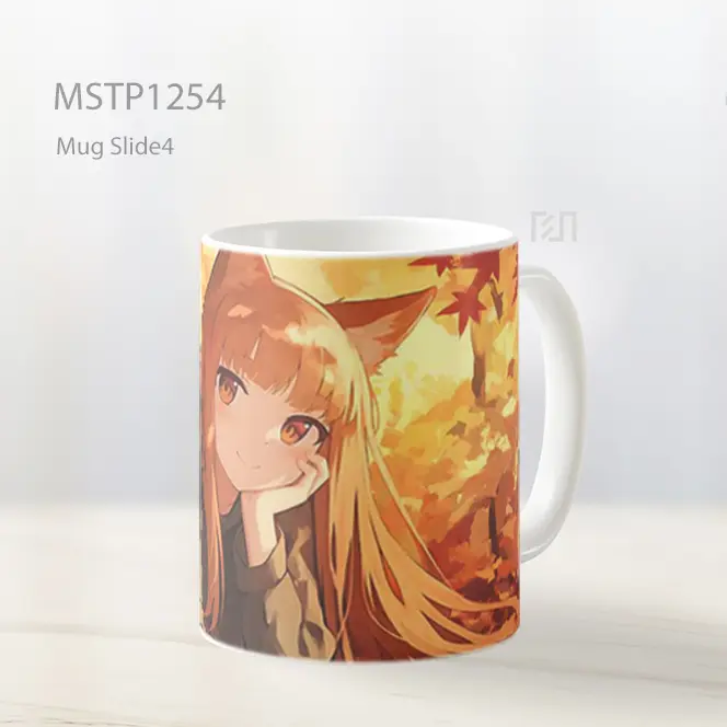 Holo Spice And Wolf Autumn Mug MSTP1254