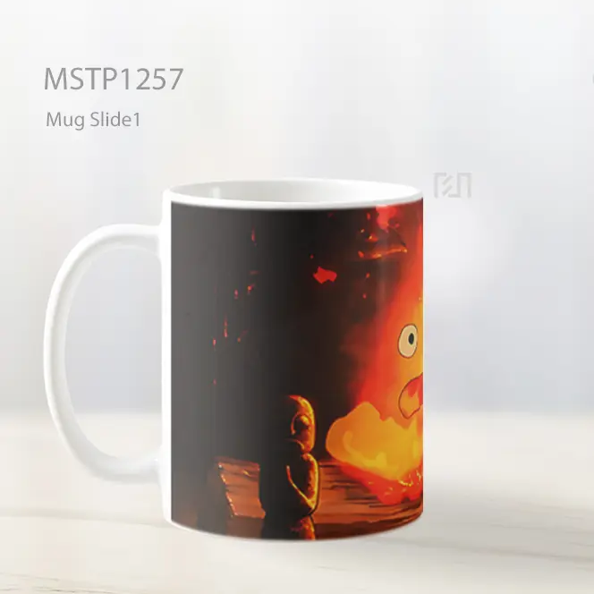 Howls Moving Castle Calcifer Mug MSTP1257 - All-side / Desain