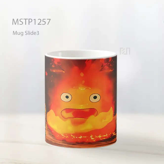Howls Moving Castle Calcifer Mug MSTP1257 - All-side / Desain