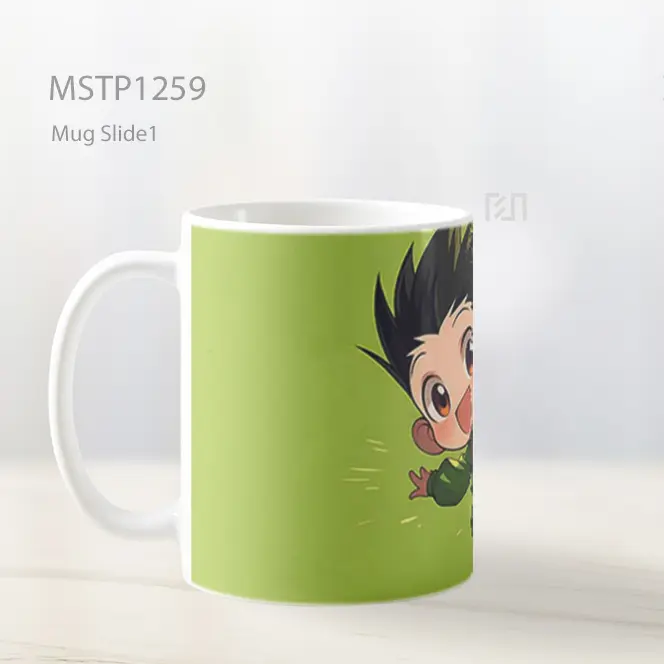 Hunter X Hunter Gon Freecss Outfit Hijau Mug MSTP1259 - All-side / Desain
