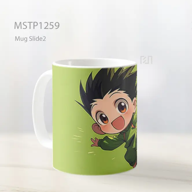 Hunter X Hunter Gon Freecss Outfit Hijau Mug MSTP1259 - All-side / Desain