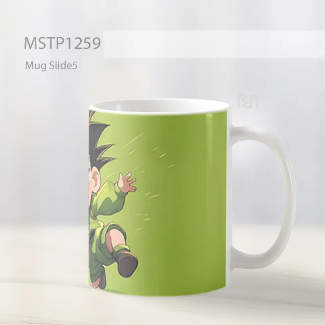 Hunter X Hunter Gon Freecss Outfit Hijau Mug MSTP1259 - All-side / Desain