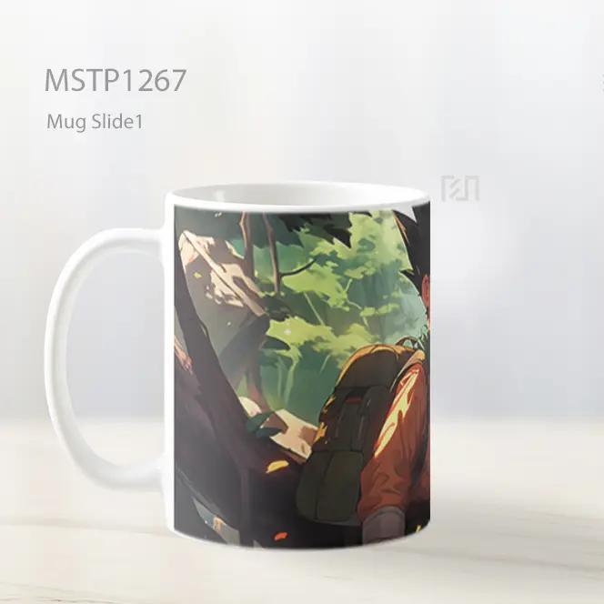 Hxh Gon Freecss Dengan Ransel Mug MSTP1267 - All-side / Desain