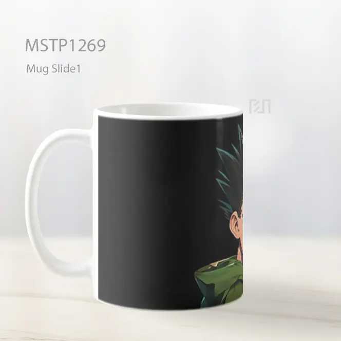 Hxh Gon Freecss Mengedip Hitam Mug MSTP1269 - All-side / Desain
