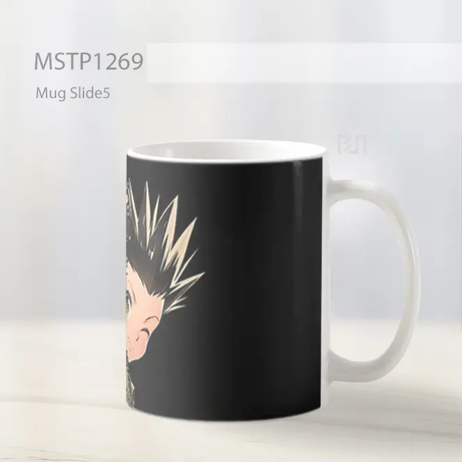 Hxh Gon Freecss Mengedip Hitam Mug MSTP1269 - All-side / Desain