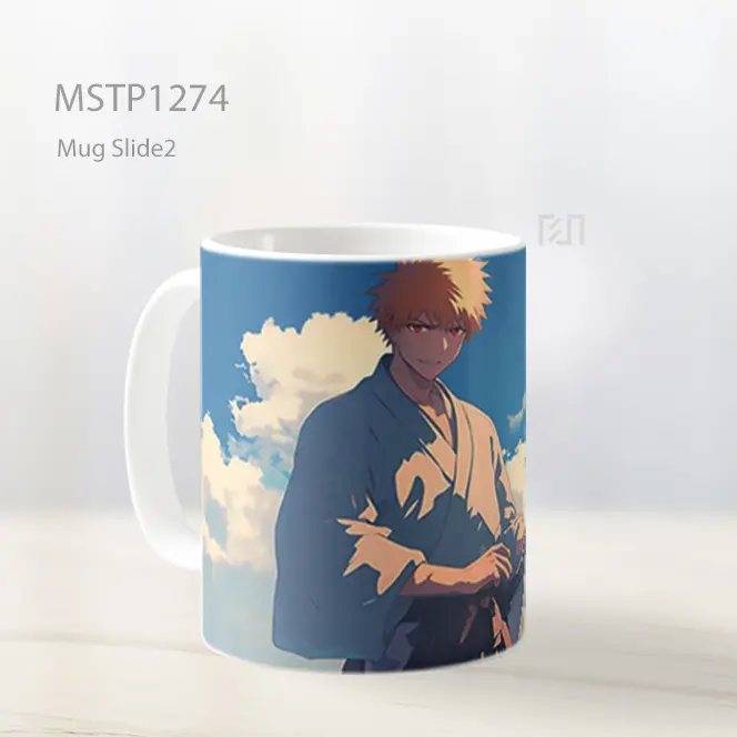 Ichigo Anime Biru Mug MSTP1274 - All-side / Desain