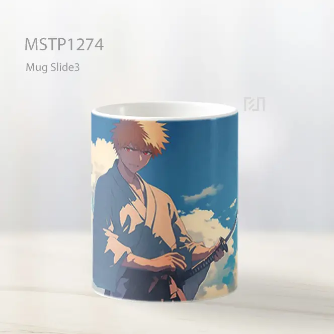 Ichigo Anime Biru Mug MSTP1274 - All-side / Desain
