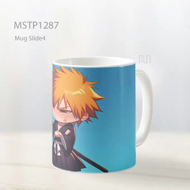 Ichigo Kurosaki Chibi Latar Biru Mug MSTP1287