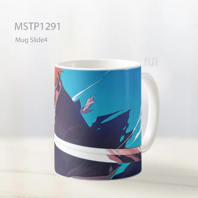 Ichigo Kurosaki Dengan Aura Kekuatan Mug MSTP1291
